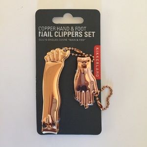 New Hand & Foot Nail Clippers Copper Finish